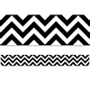 Creative Teaching Press Black Chevron EZ Border, Classroom Border Trim, PK72 10469